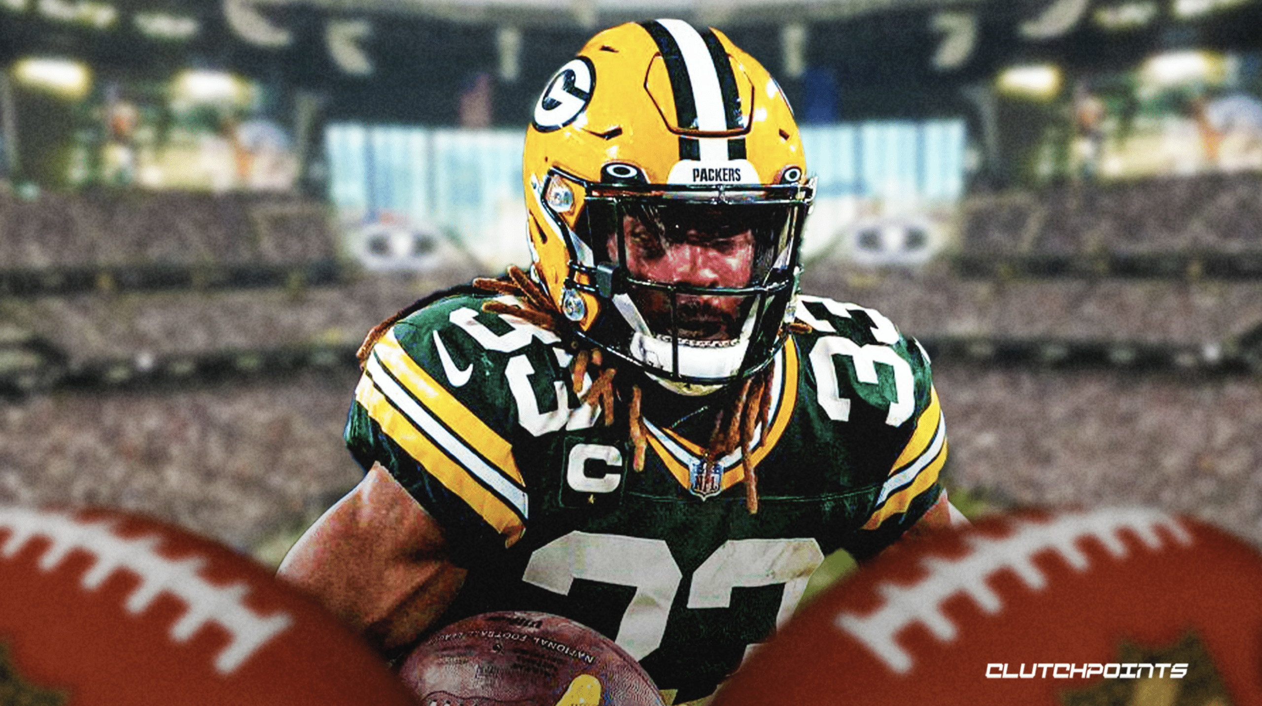 Packers RB Aaron Jones hasn't run against a single 8-man box to