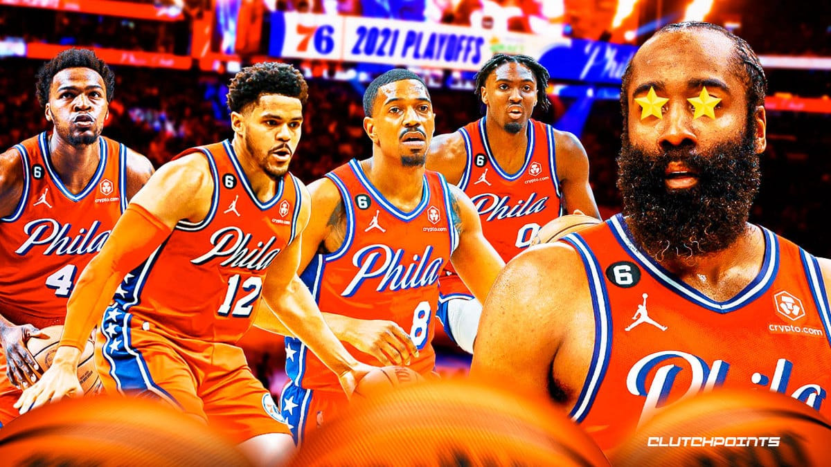 Sixers, James Harden, Paul Reed, Tobias Harris, De'Anthony Melton, Tyrese Maxey