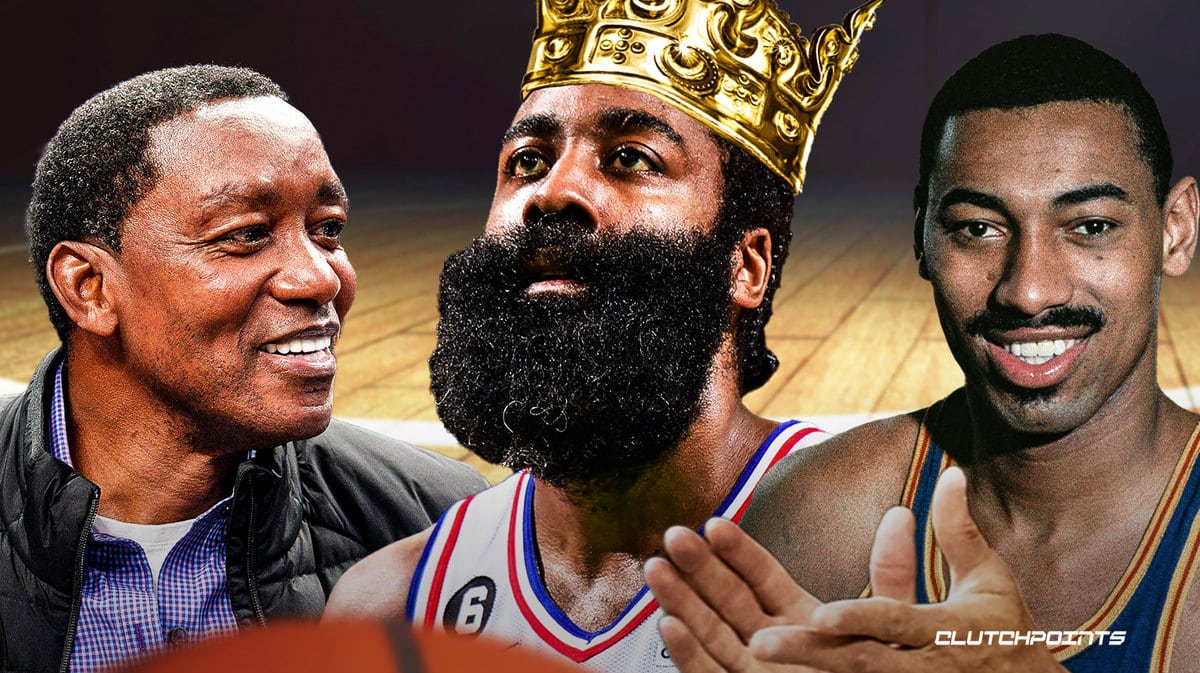 James Harden, NBA Playoffs, Wilt Chamberlain, Sixers, Isiah Thomas