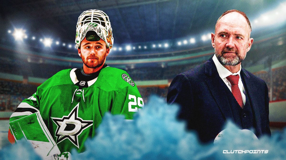 Stars Peter DeBoer Golden Knights Game 4 Jake Oettinger