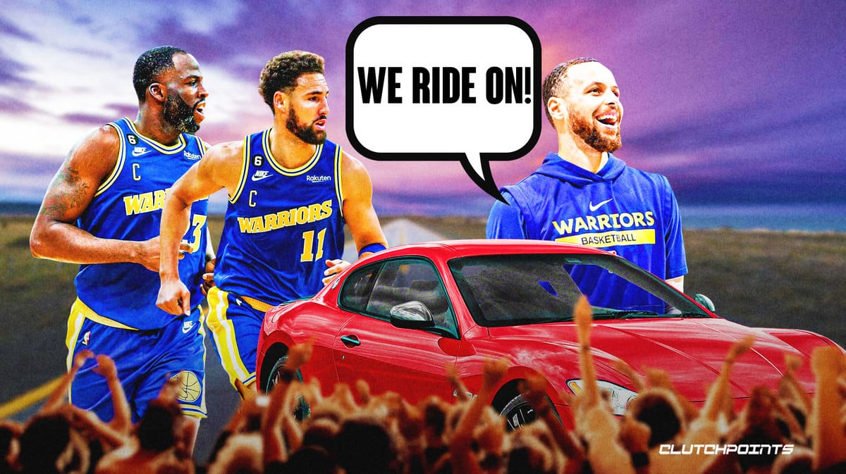 Warriors, Stephen Curry, Klay Thompson, Draymond Green.
