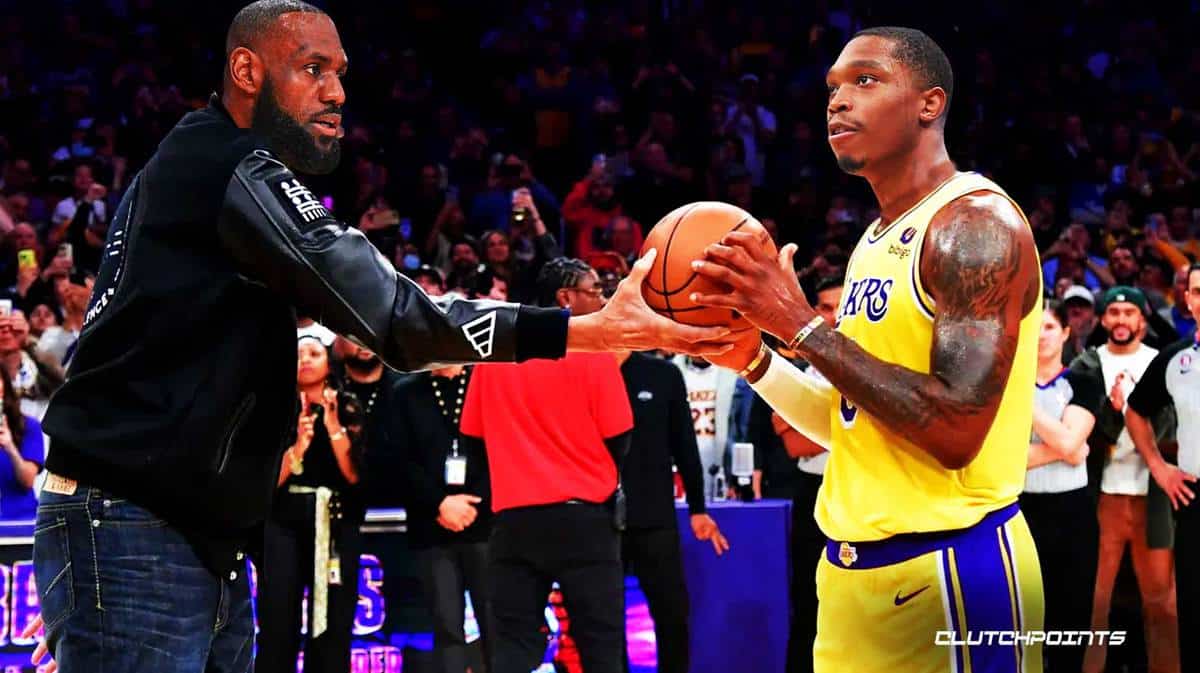 Lakers' LeBron James Gives 'game Ball' To Lonnie Walker IV For Game 4 ...