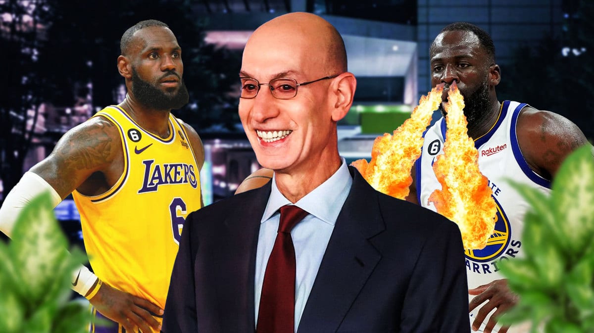 Warriors, lebron james, adam silver, Draymond Green