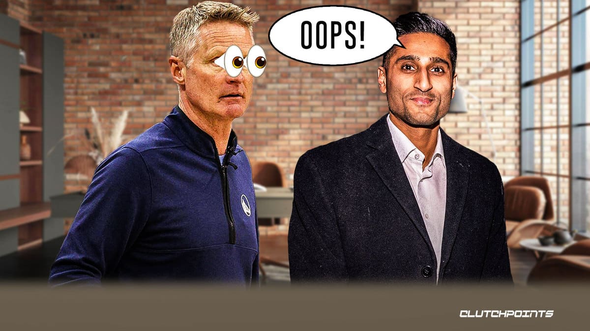 Steve Kerr, Shams Charania, NBA Playoffs, Golden State Warriors