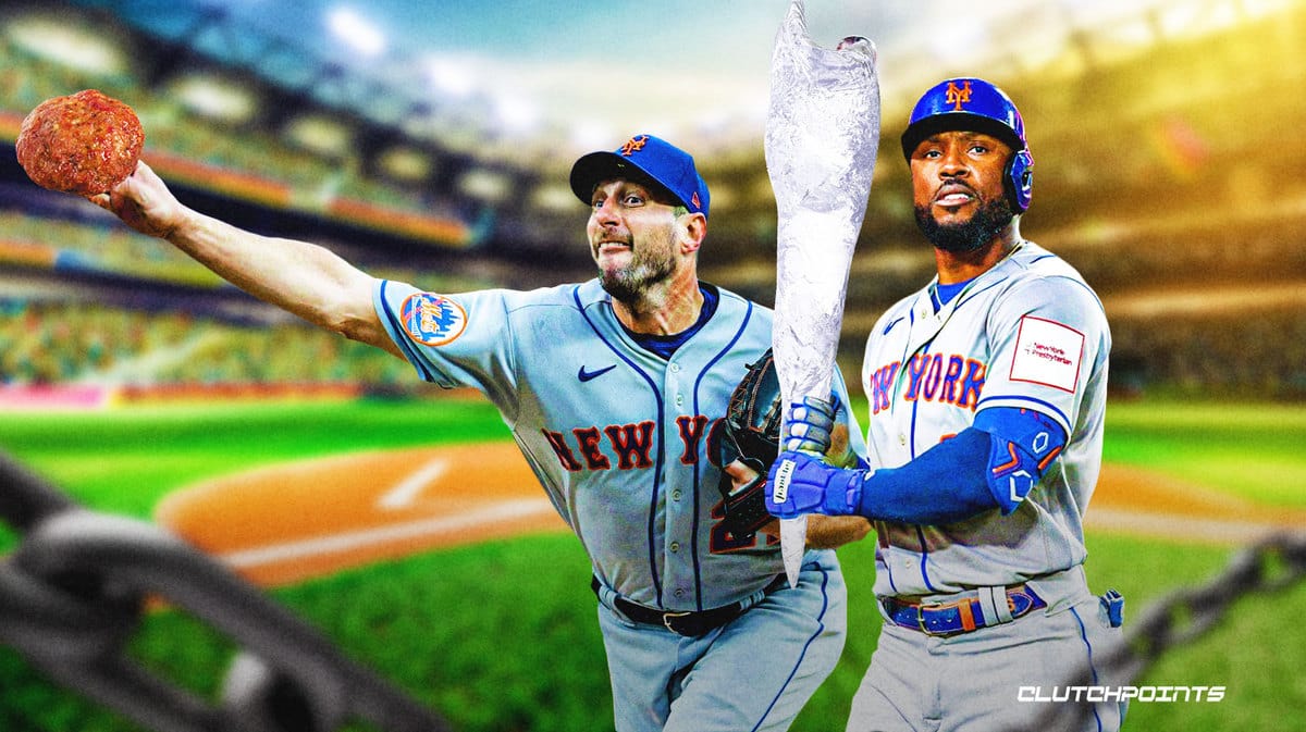 Max Scherzer, Starling Marte, New York Mets