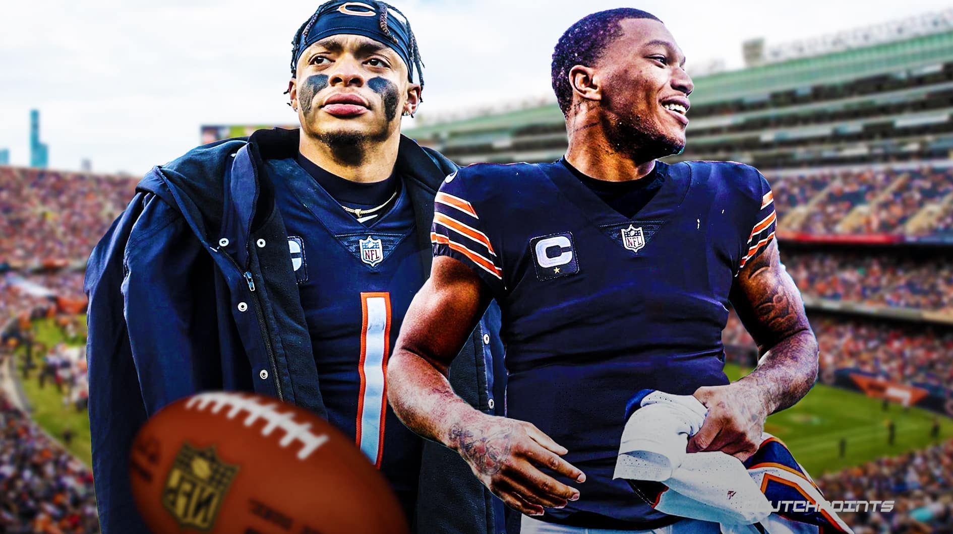 Official best d.j. moore and justin fields everybody chicago bears