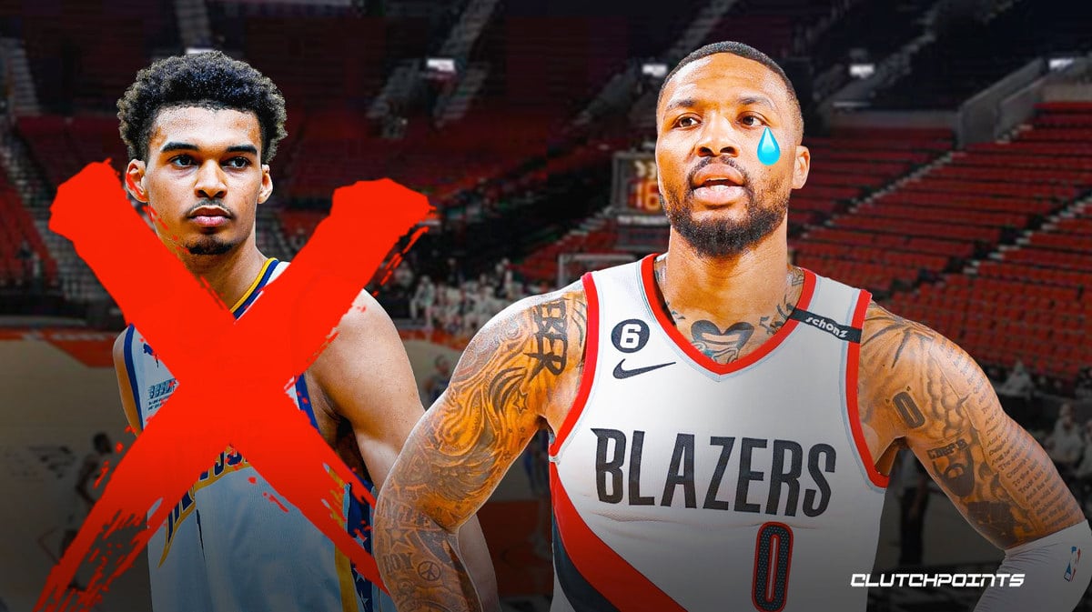 Blazers, Damian Lillard, Victor Wembanyama, NBA Draft