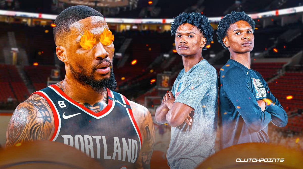 Damian Lillard, Portland Trail Blazers, Amen Thompson, Ausar Thompson, NBA Draft
