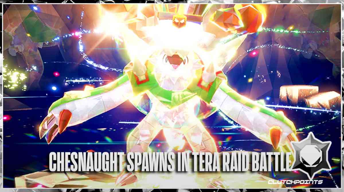 Chesnaught Spawns in Tera Raid Battle, Pokemon Tera Raid Battle, New Tera Raid Battle, Latest Tera Raid Battle