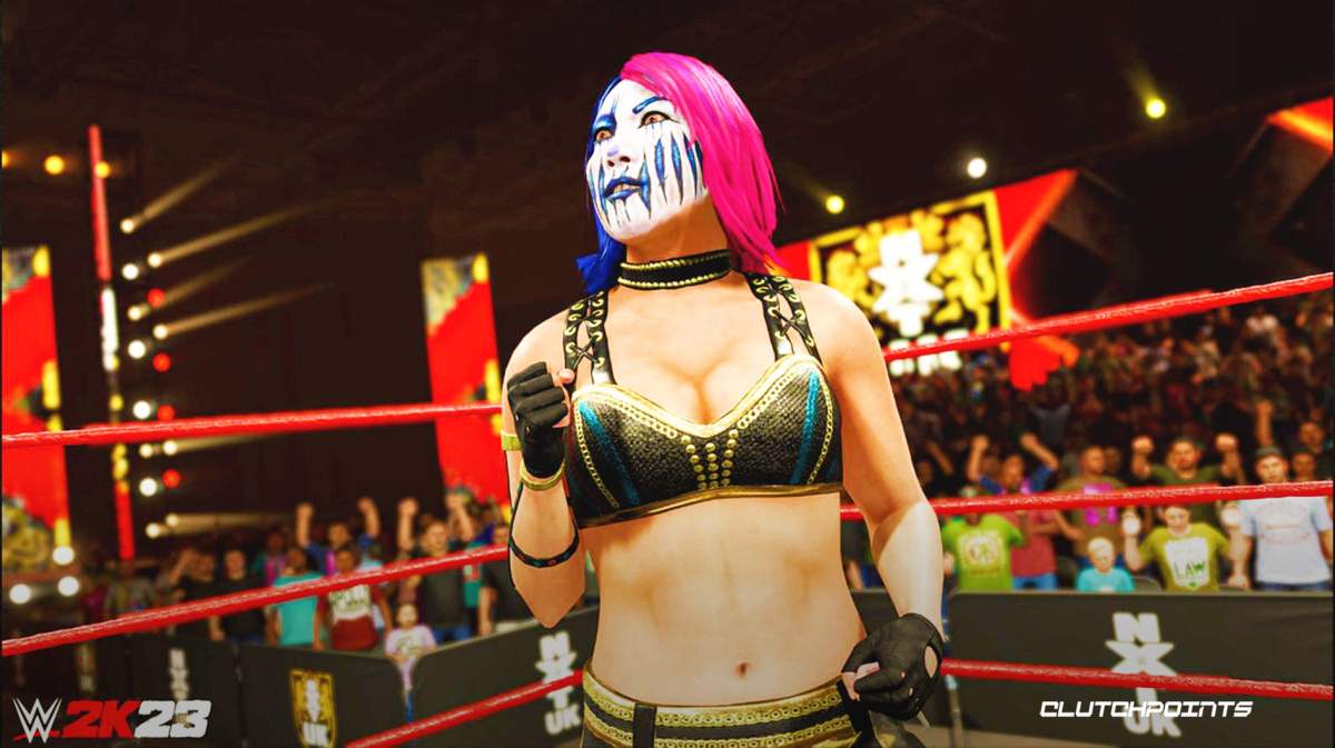 WWE 2K23 Asuka Facepaint frenzy pack