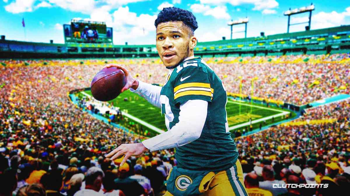giannis, bucks, packers, giannis quarterback, bucks giannis
