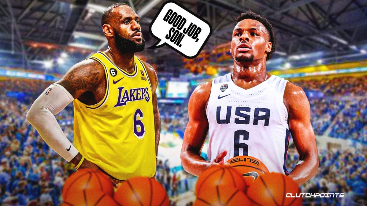 LeBron James, Bronny James, Los Angeles Lakers