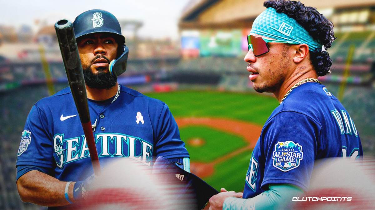 Kolten Wong and Teoscar Hernandez Mariners
