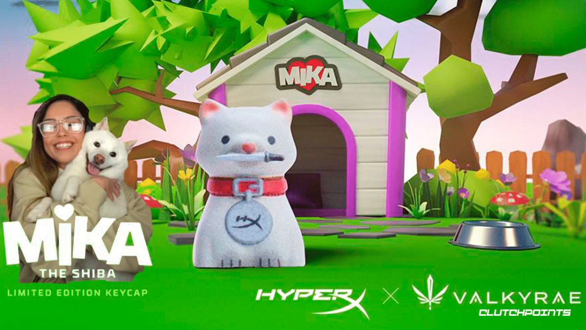 Valkyrae Mika the Shiba Hyperx Limited Edition Keycap