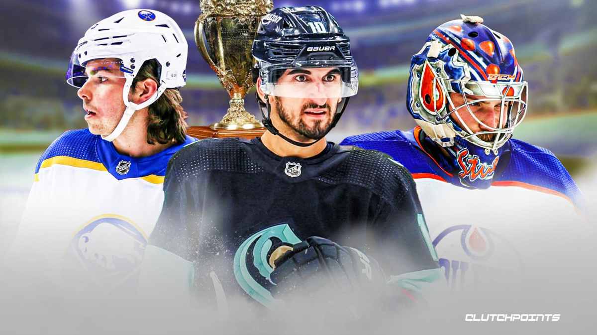 Matty Beniers, Stuart Skinner, Owen Power, NHL, Calder Trophy