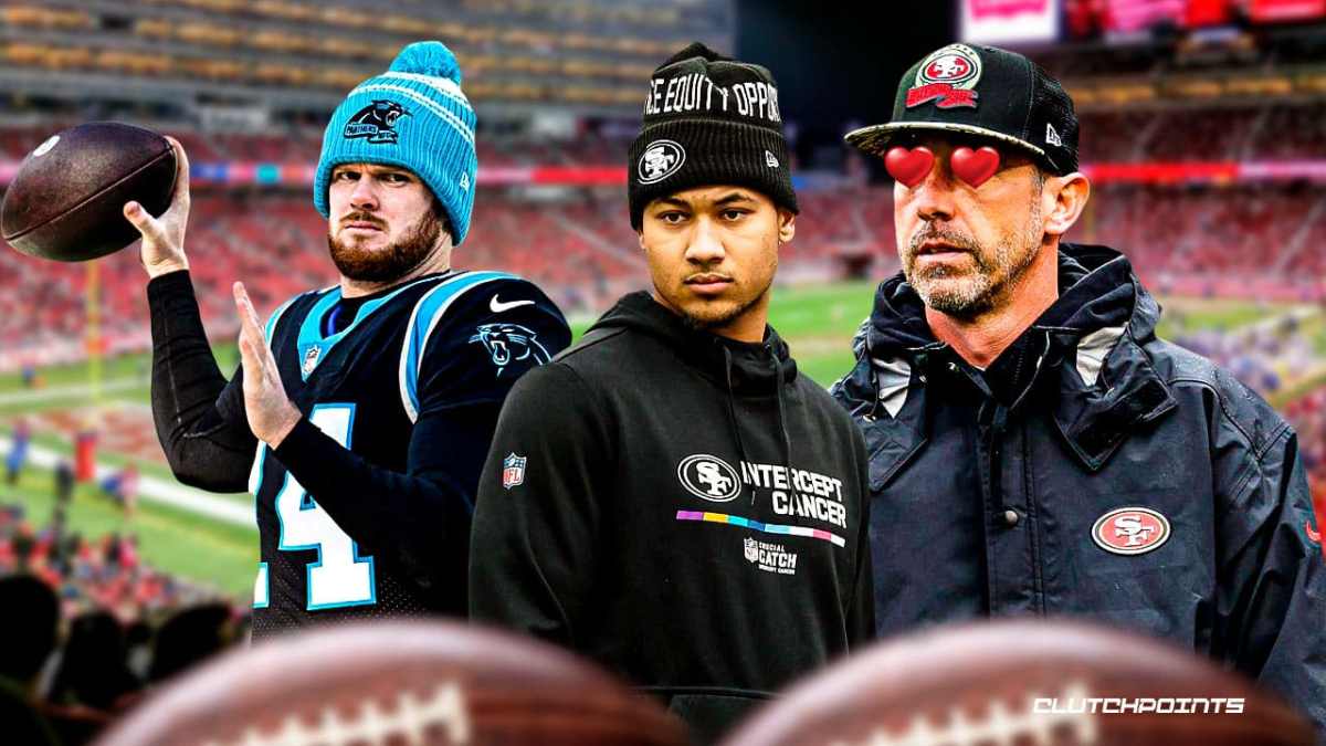 niners, kyle shanahan, brock purdy, trey lance, sam darnold