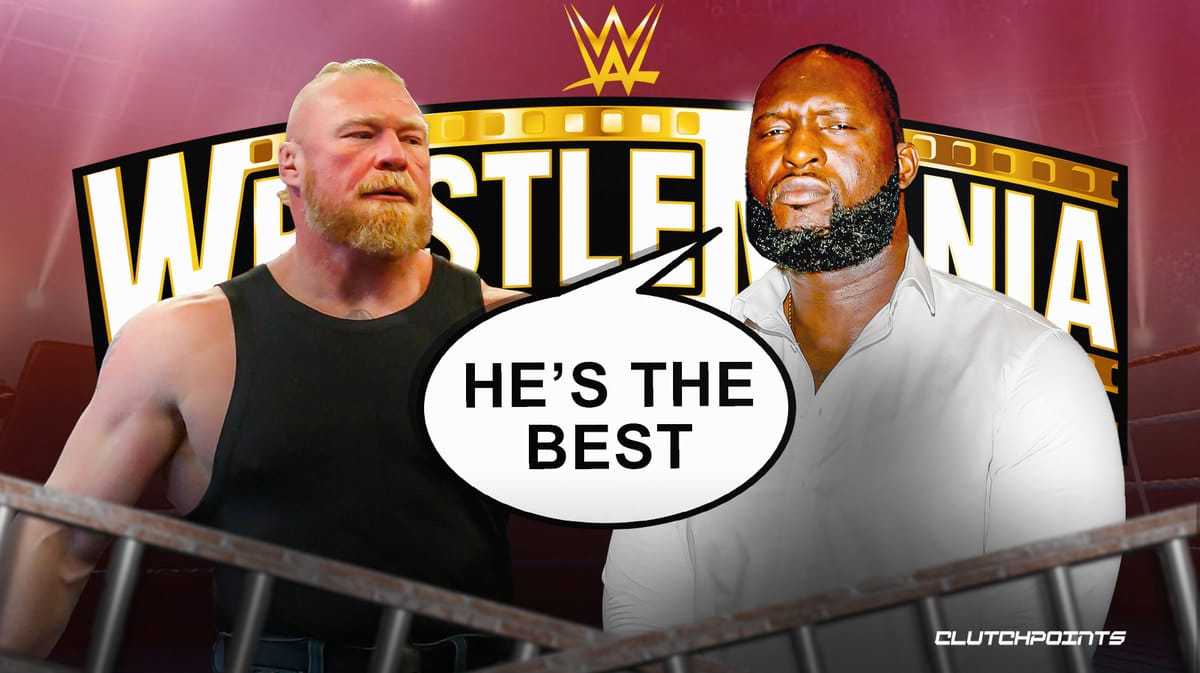 WWE, Omos, Seth Rollins, Brock Lesnar, WrestleMania,
