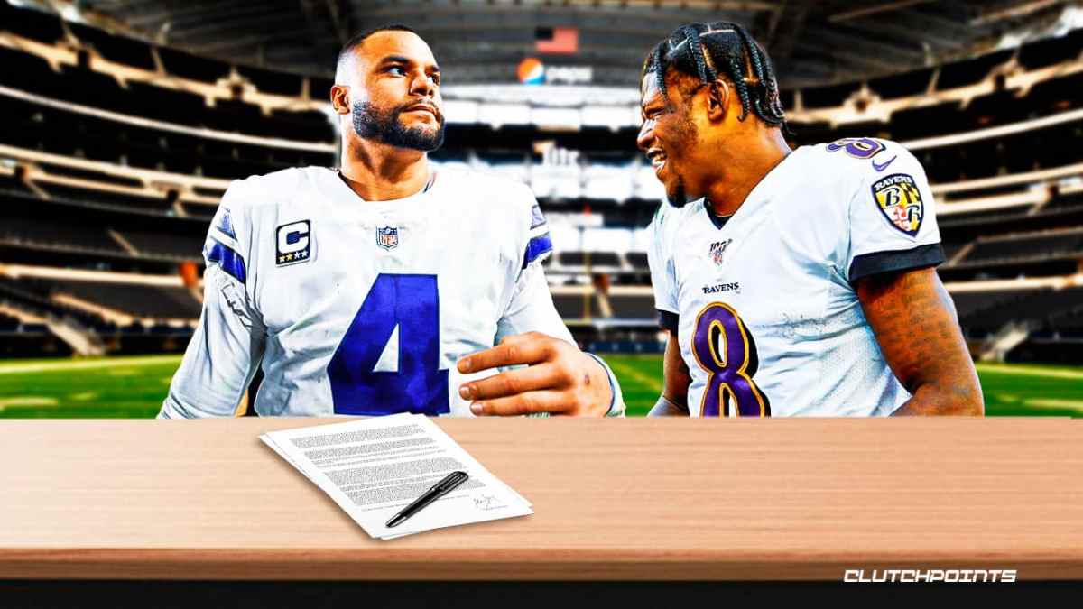 ravens, lamar jackson, lamar jackson contract, lamar jackson signing bonus, dak prescott