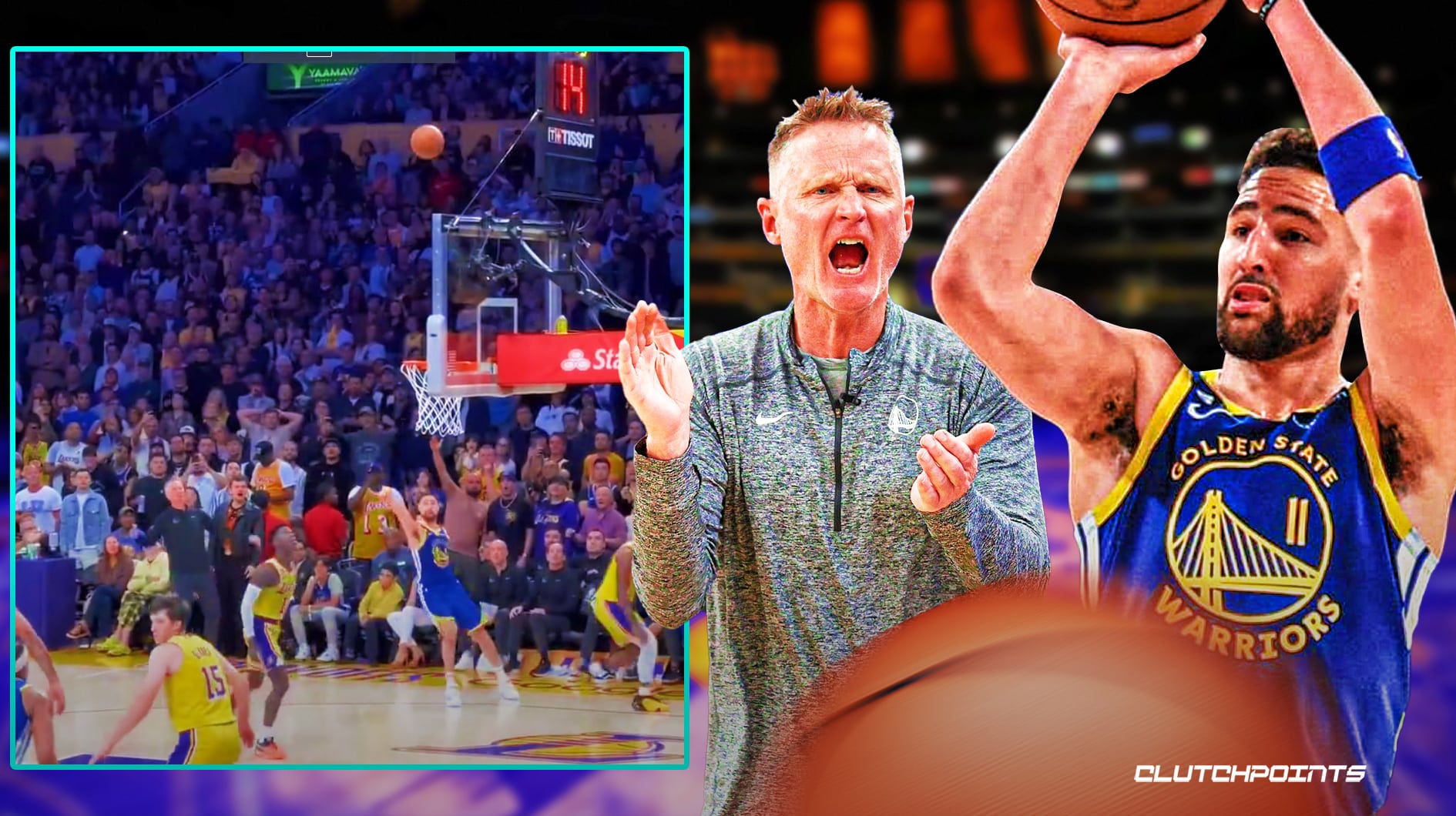 Warriors: Steve Kerr's Reaction To Ill-advised Klay Thompson 3-pointer ...