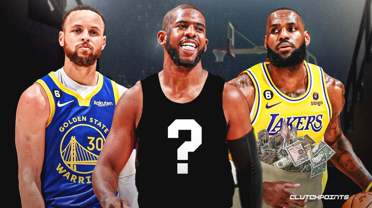 Stephen Curry, Chris Paul, LeBron James, Warriors