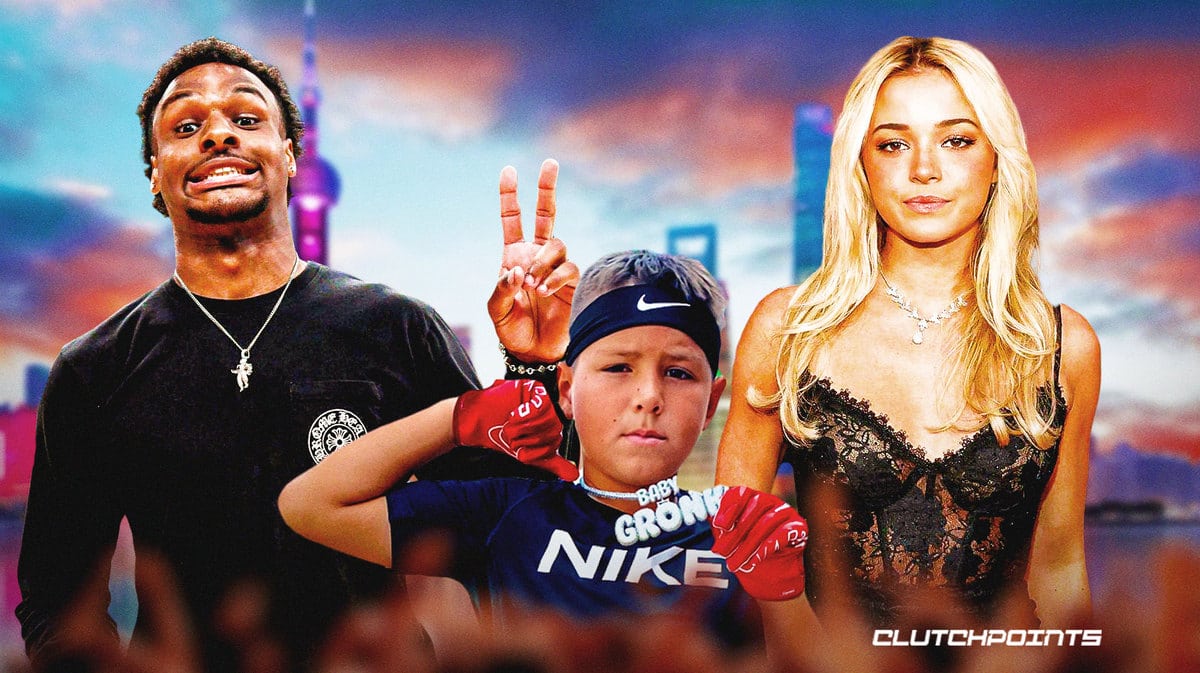 Baby Gronk Dad Olivia Dunne Bronny James