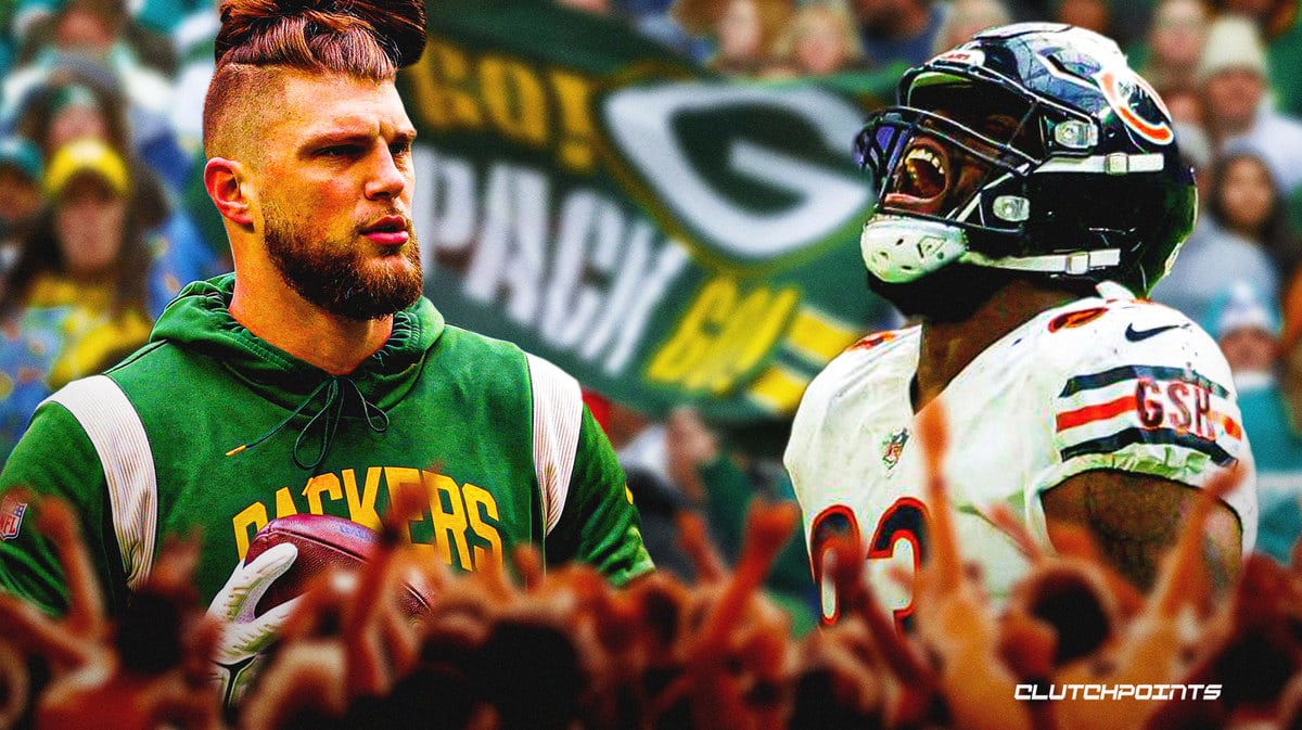 Bears, Robert Tonyan, Justin Jones, Packers, Justin Jones Bears