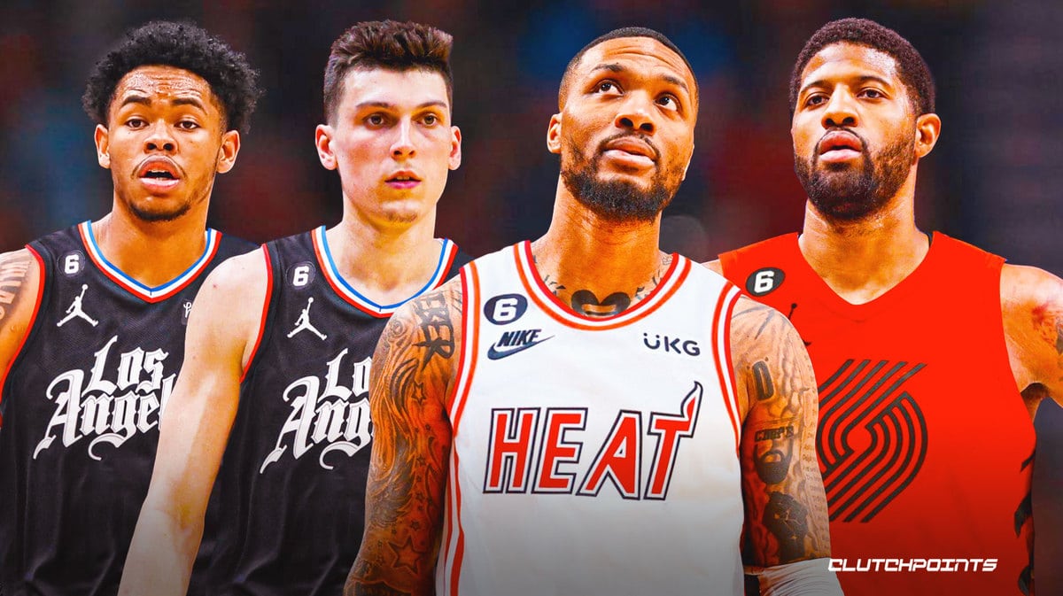 Portland Trail Blazers, Los Angeles Clippers, Miami Heat, Damian Lillard, Paul George