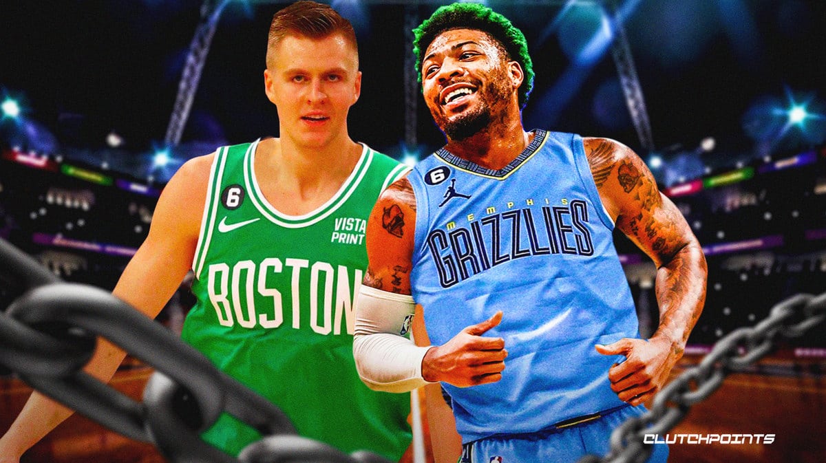Kristaps Porzingis, Marcus Smart, Celtics
