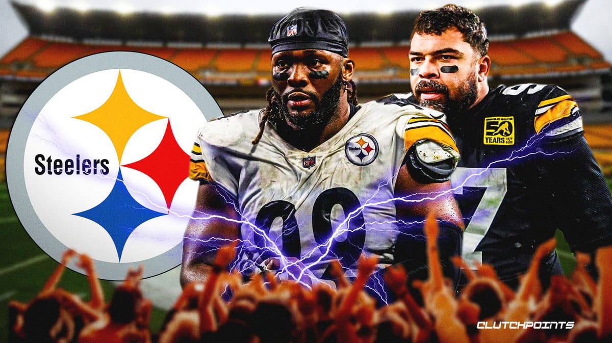 Pittsburgh, United States. 24th Dec, 2022. Pittsburgh Steelers defensive  tackle Cameron Heyward (97) celebrates of the 13-10 Steelers win against  the Las Vegas Raiders with Pittsburgh Steelers defensive tackle Larry  Ogunjobi (99)