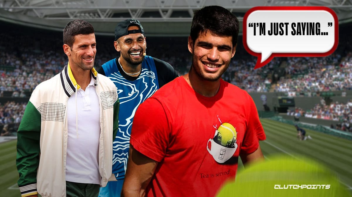 Carlos Alcaraz, Novak Djokovic, Nick Kyrgios