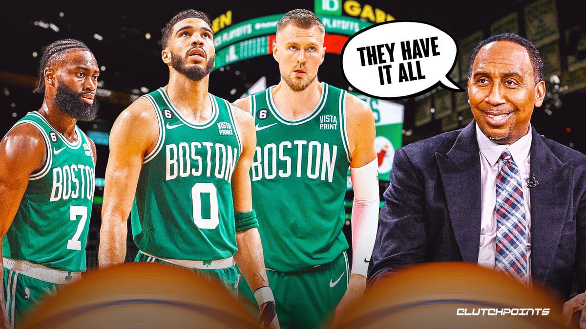Celtics, Stephen A. Smith, Kristaps Porzingis, Jaylen Brown, Jayson Tatum