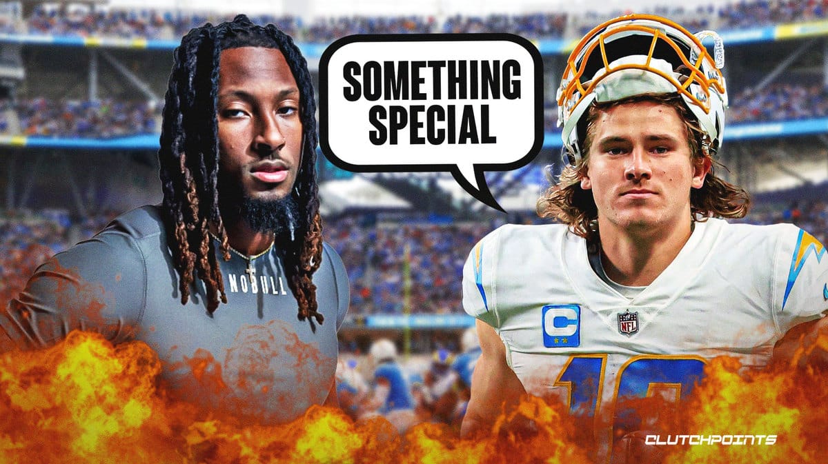 Justin Herbert, Quentin Johnston, NFL, Los Angeles Chargers