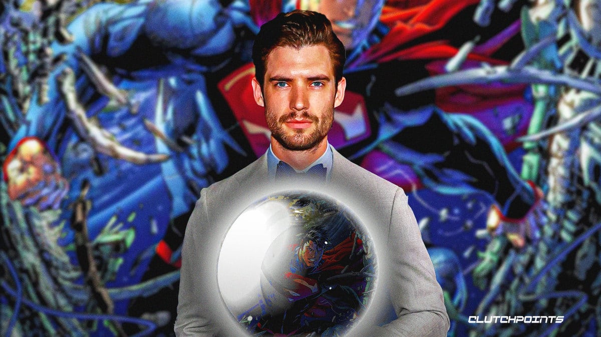 DC hero Superman, David Corenswet, crystal ball