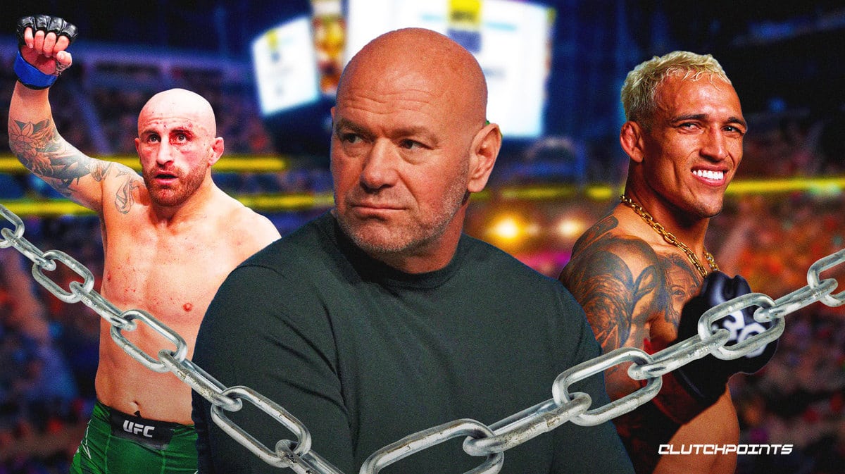 Charles Oliveira, Dana White, Islam Makhachev, UFC 289
