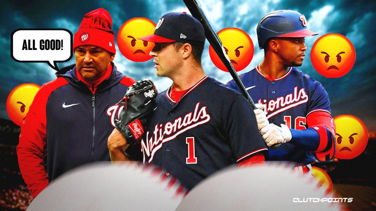 Dave Martinez, MacKenzie Gore, Victor Robles, Nationals
