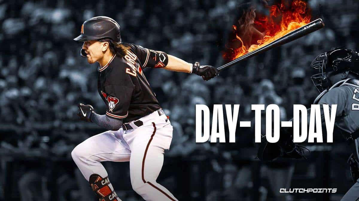 Arizona Diamondbacks, Corbin Carroll shoulder injury, exits game