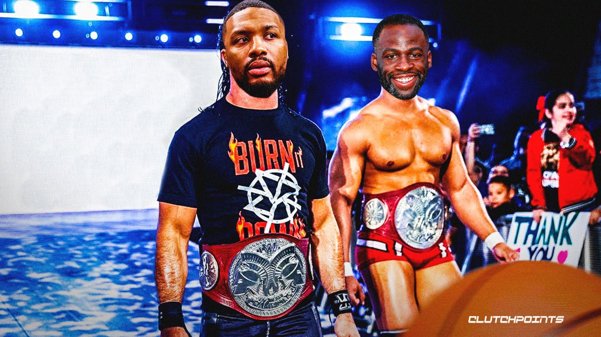 Draymond Green, Damian Lillard, Blazers, Warriors