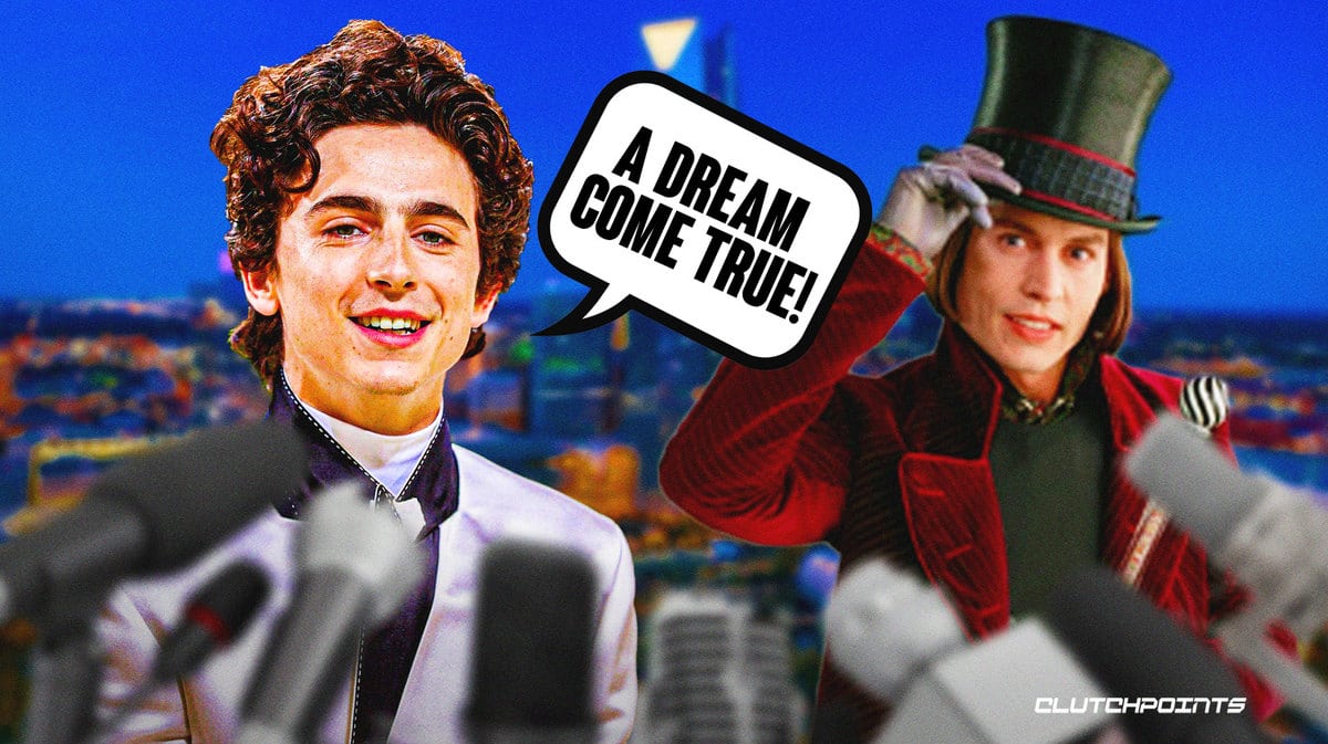 Timothée Chalamet, "dream come true!", Willy Wonka