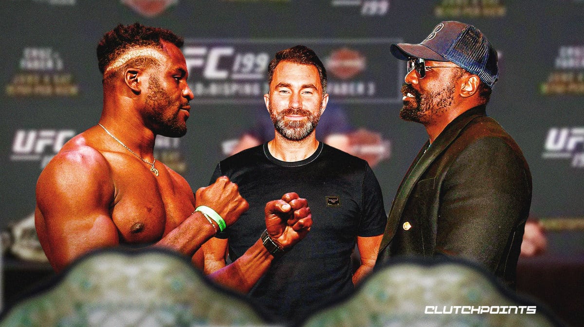 Francis Ngannou, Eddie Hearn, Derek Chisora