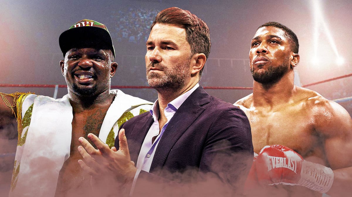 Anthony Joshua, Eddie Hearn, Dillian Whyte