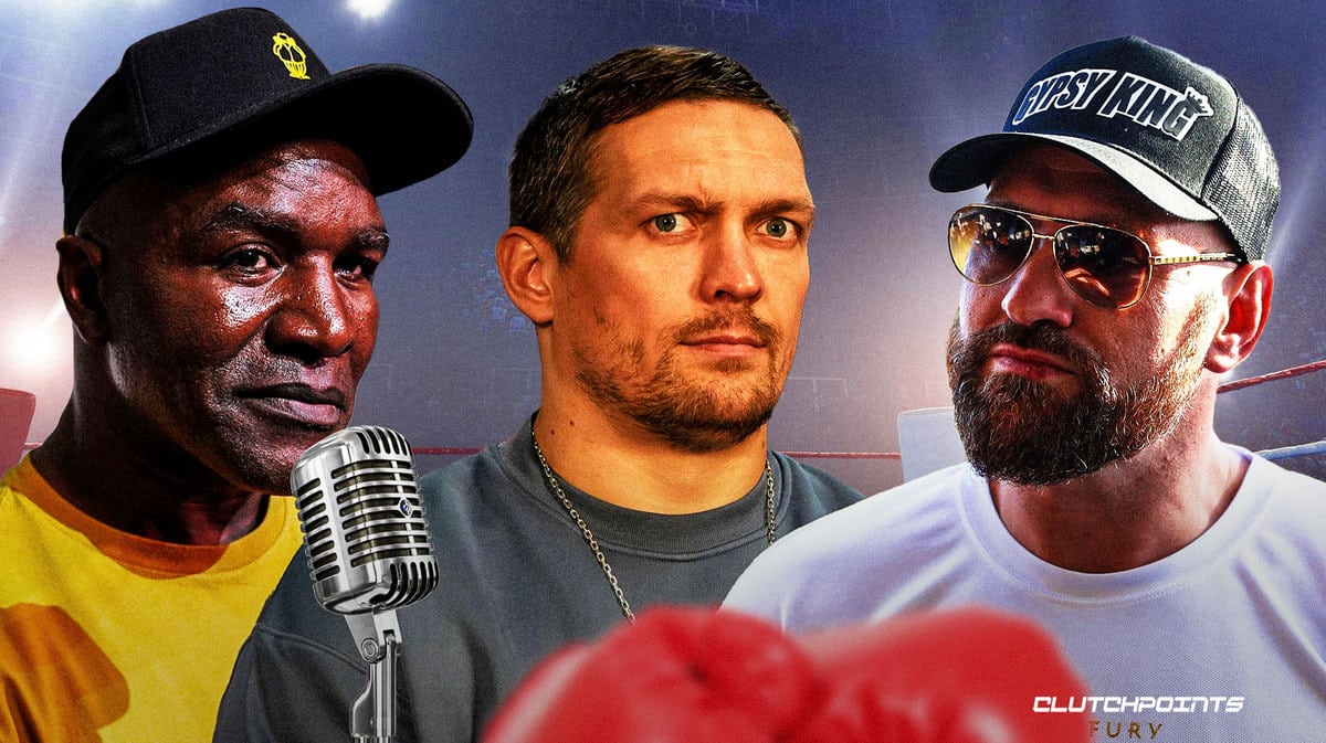 Tyson Fury, Oleksandr Usyk, Evander Holyfield