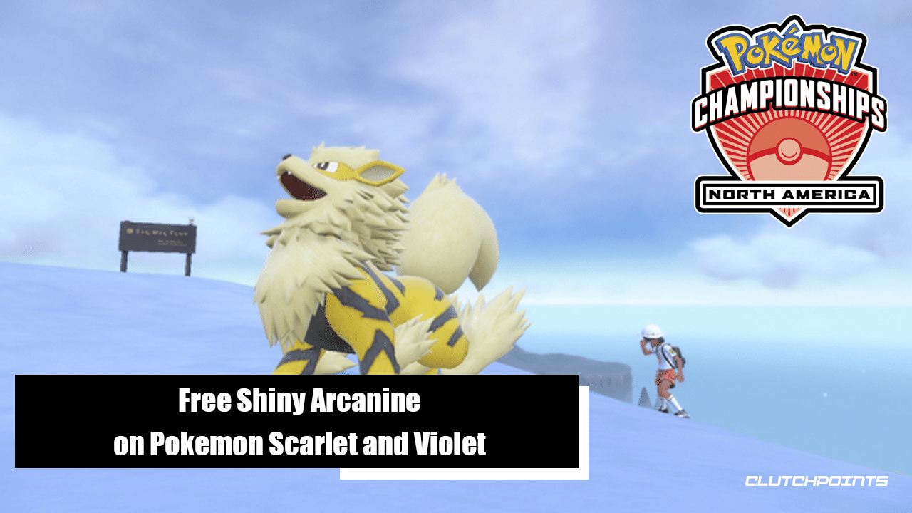 Free Shiny Arcanine on Pokemon Scarlet and Violet