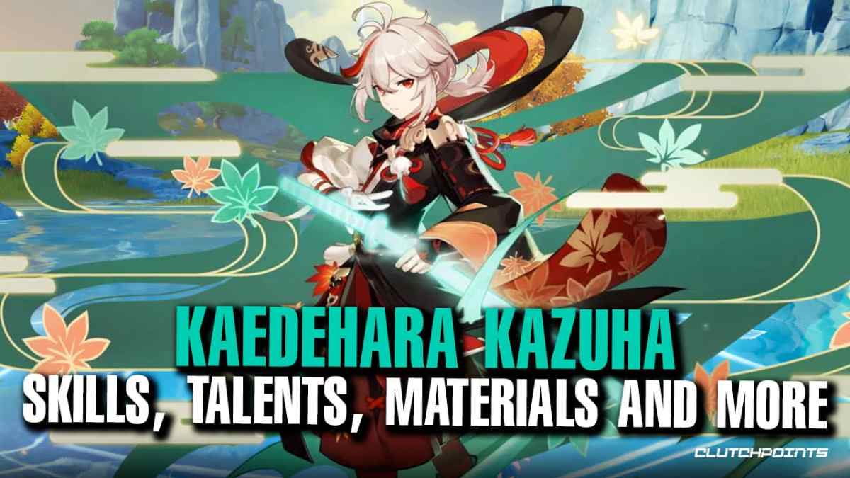 kazuha, kazuha genshin, kazuha genshin impact, kazuha abilities, kazuha materials