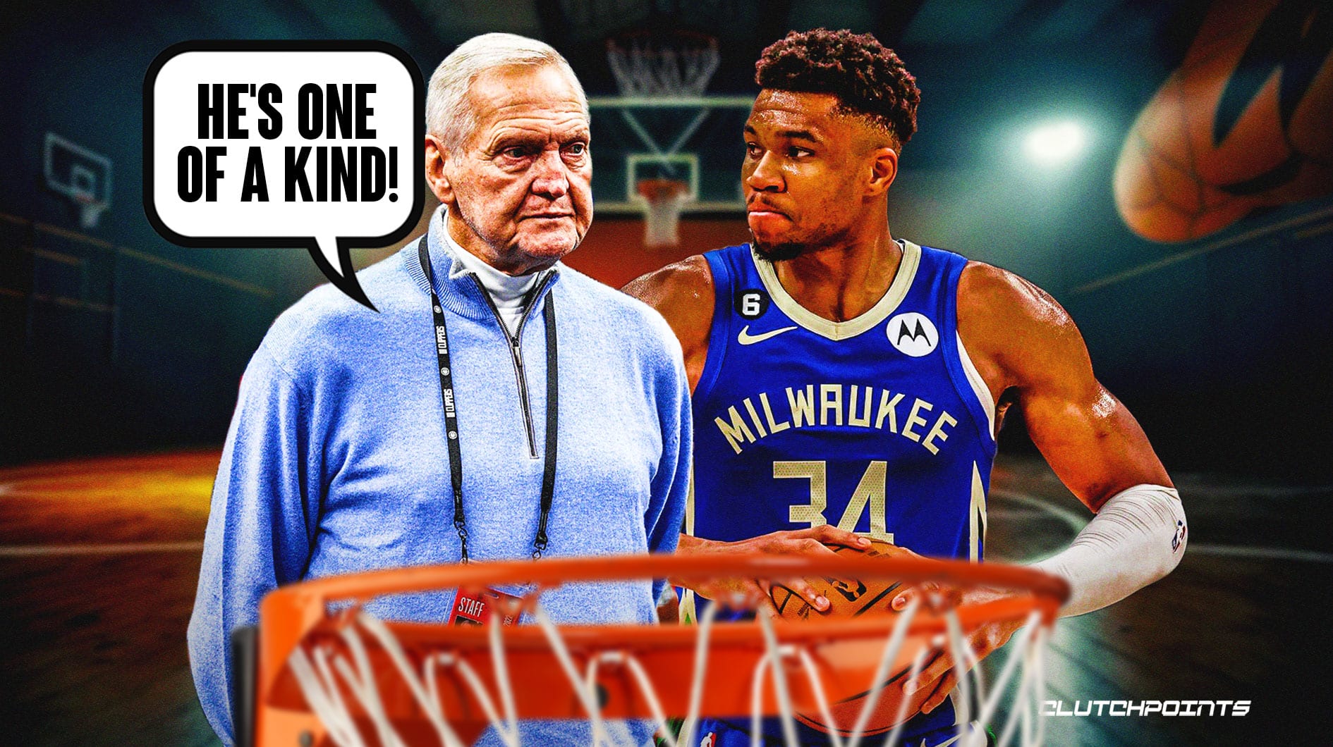Jerry West: Something about Giannis that attracts me to him