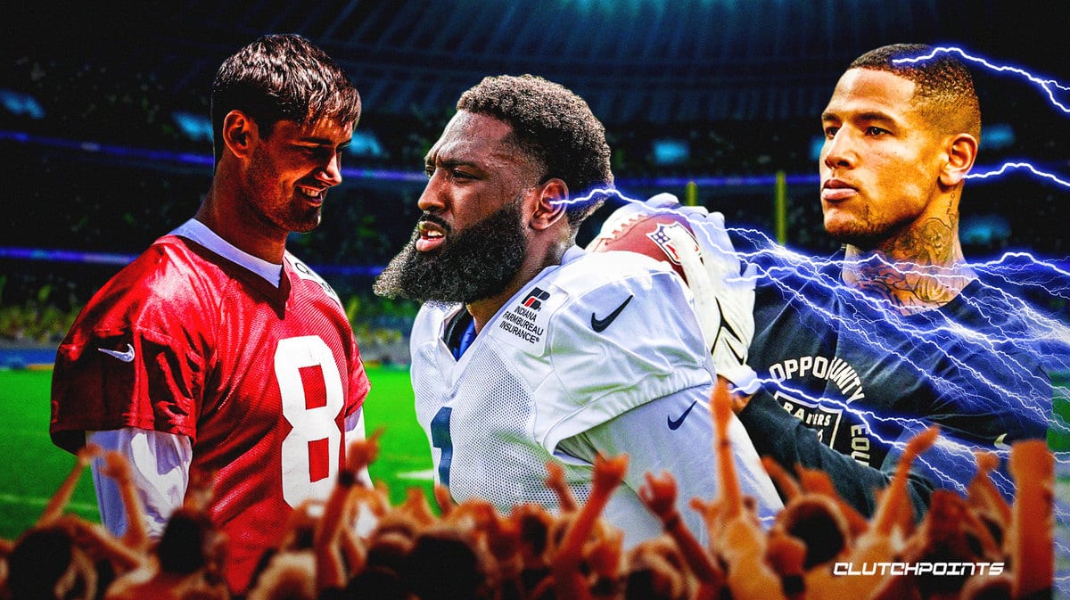 Giants, Daniel Jones, Parris Campbell, Darren Waller