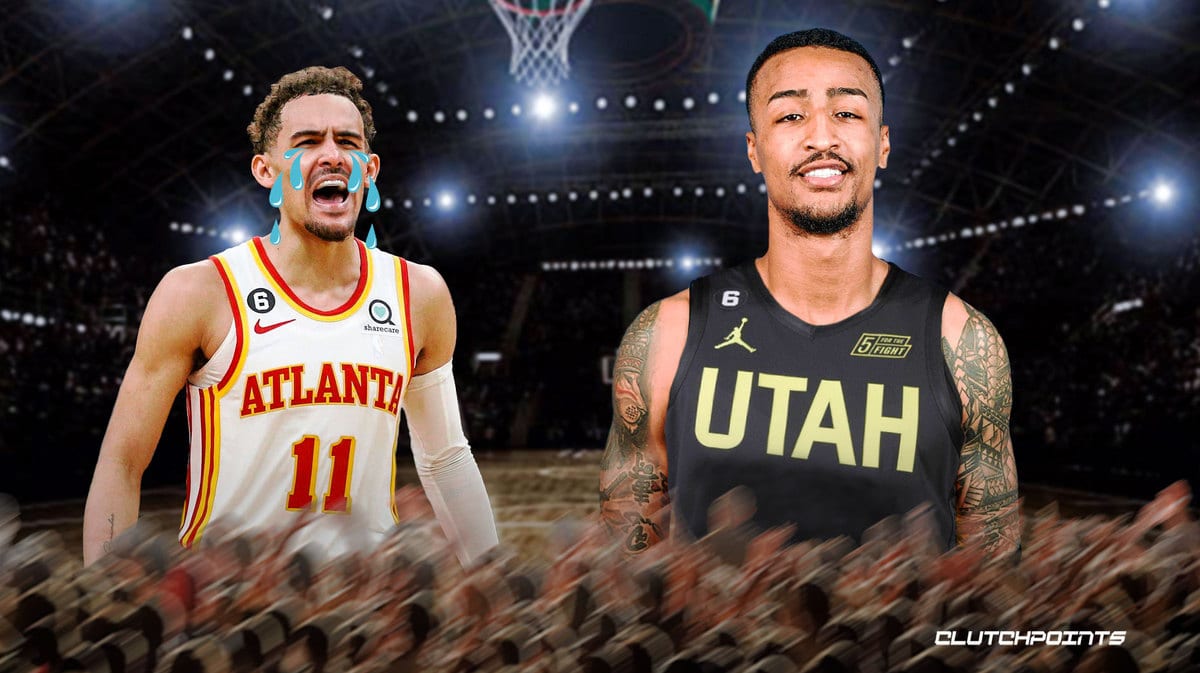 Trae Young, John Collins, Atlanta Hawks, Utah Jazz