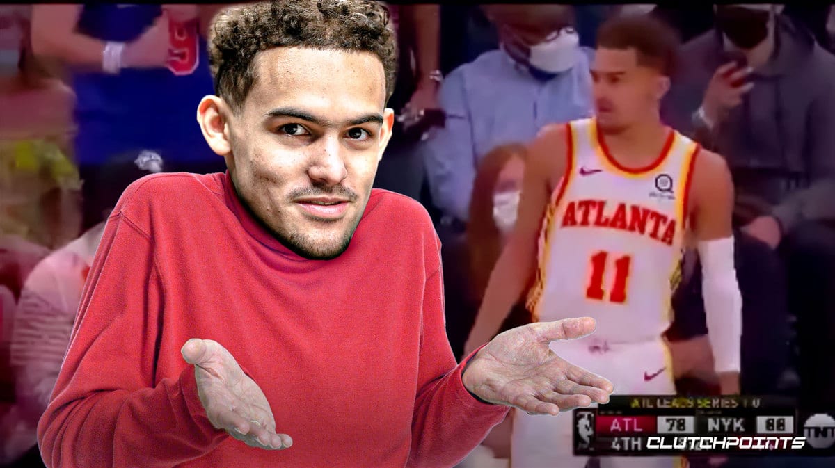 Who spat on Trae Young at a New York Knicks game?