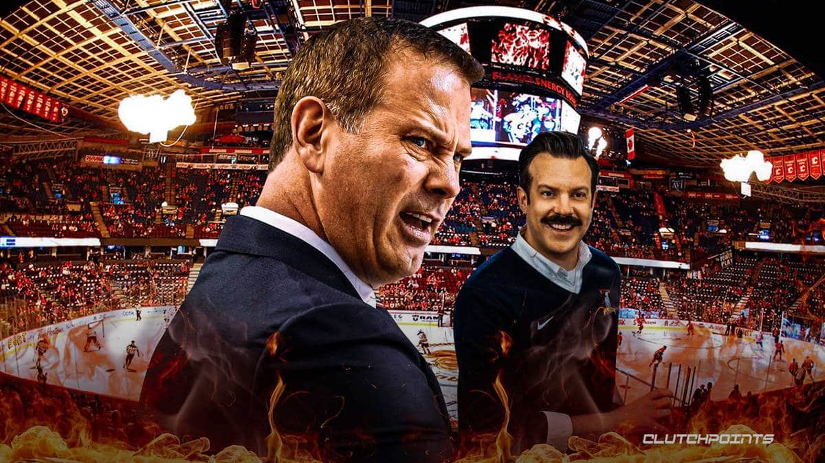 Flames, Craig Conroy, Ted Lasso, Flames general manager, Noah Hanifin