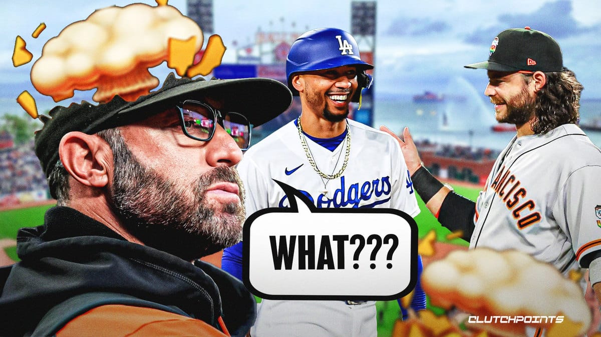 Gabe Kapler explains strange Giants-Dodgers delay in first inning – NBC  Sports Bay Area & California