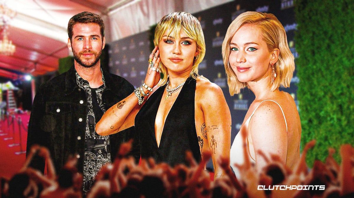 Jennifer Lawrence, Liam Hemsworth, Miley Cyrus